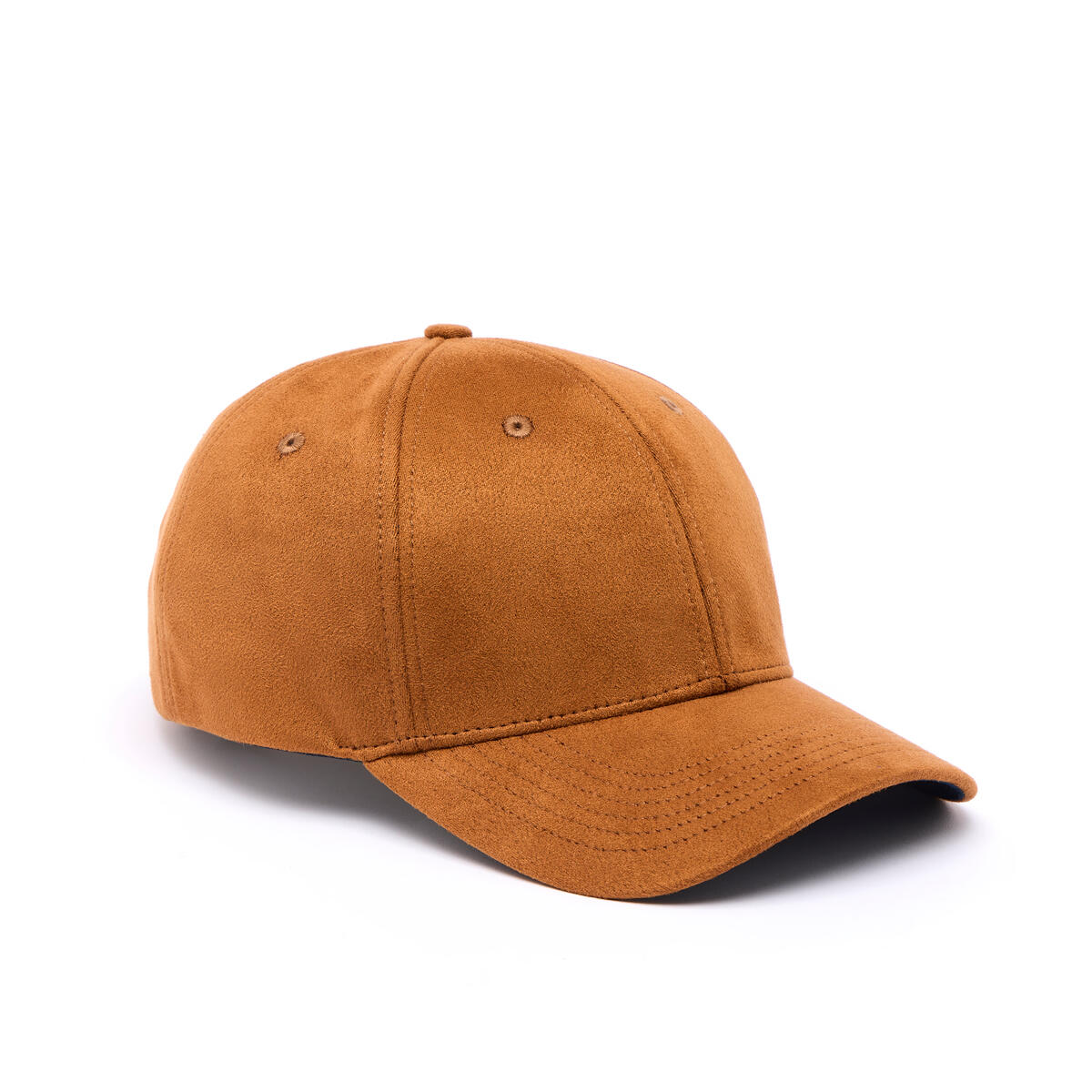 Casquette effet daim Camel 2