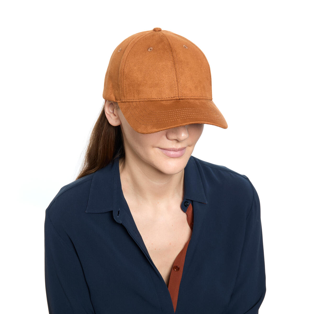 Casquette effet daim Camel 5