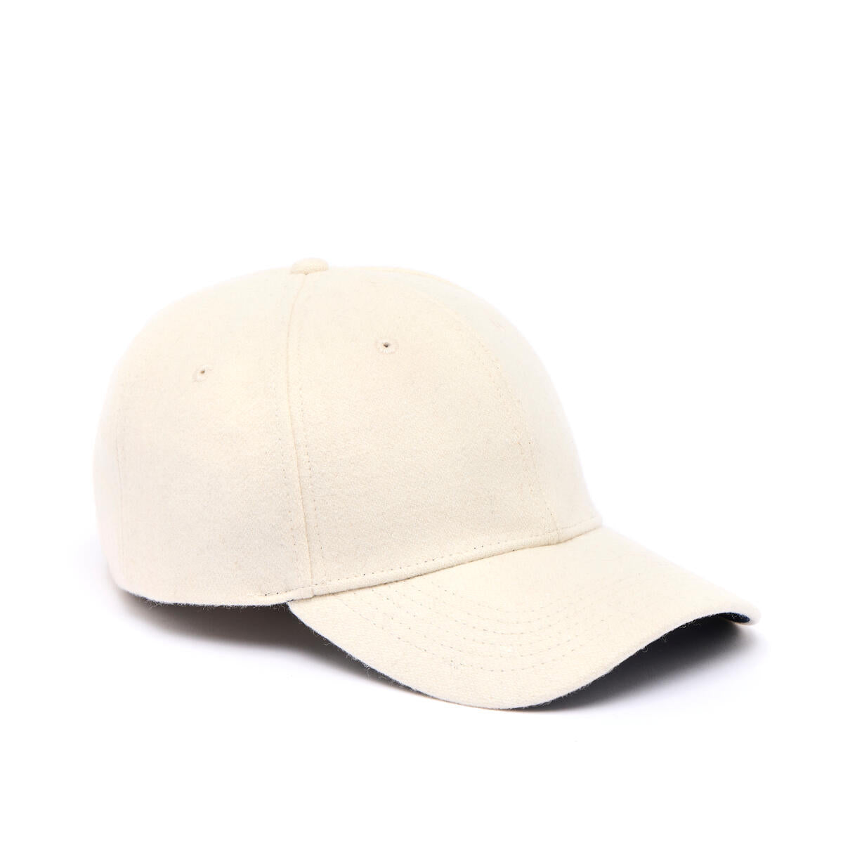 Casquette effet feutre Ivoire 2