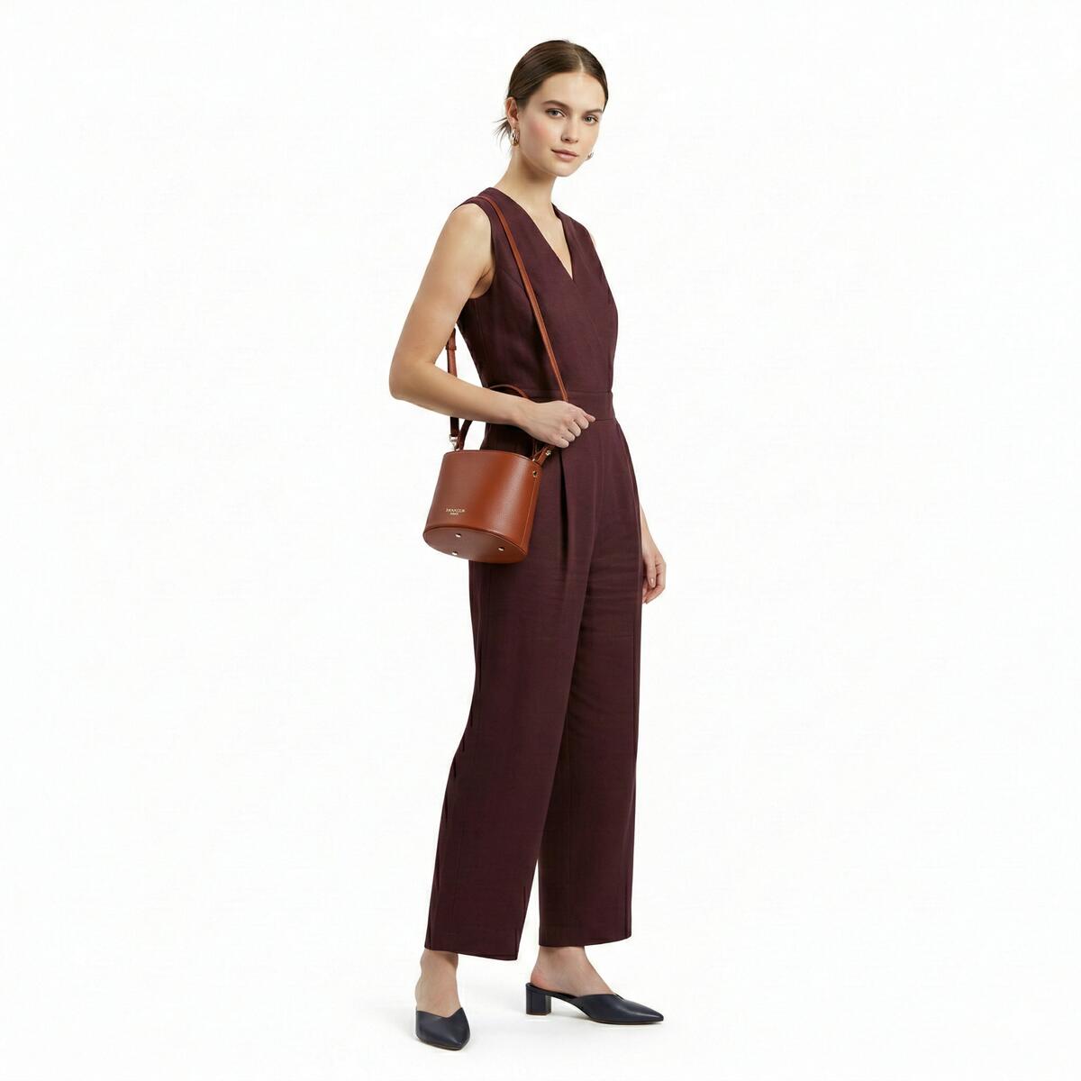 Sac Seau Camille Cognac 5