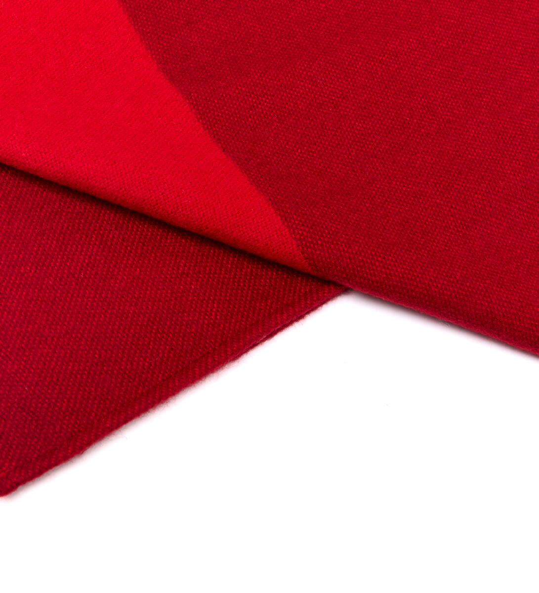 Cape Bicolore d'Hiver pour Femme Rouge 2