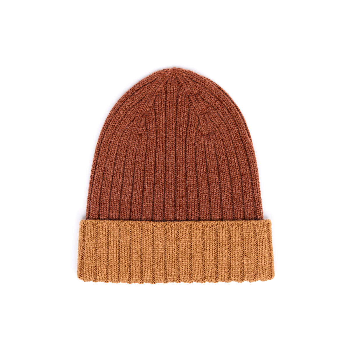 Two-tone wool hat