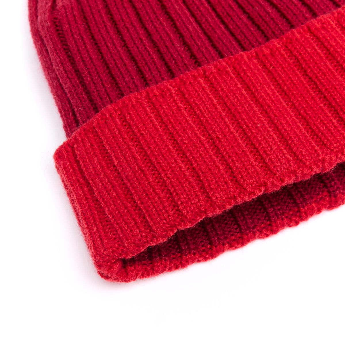 Two-tone wool hat