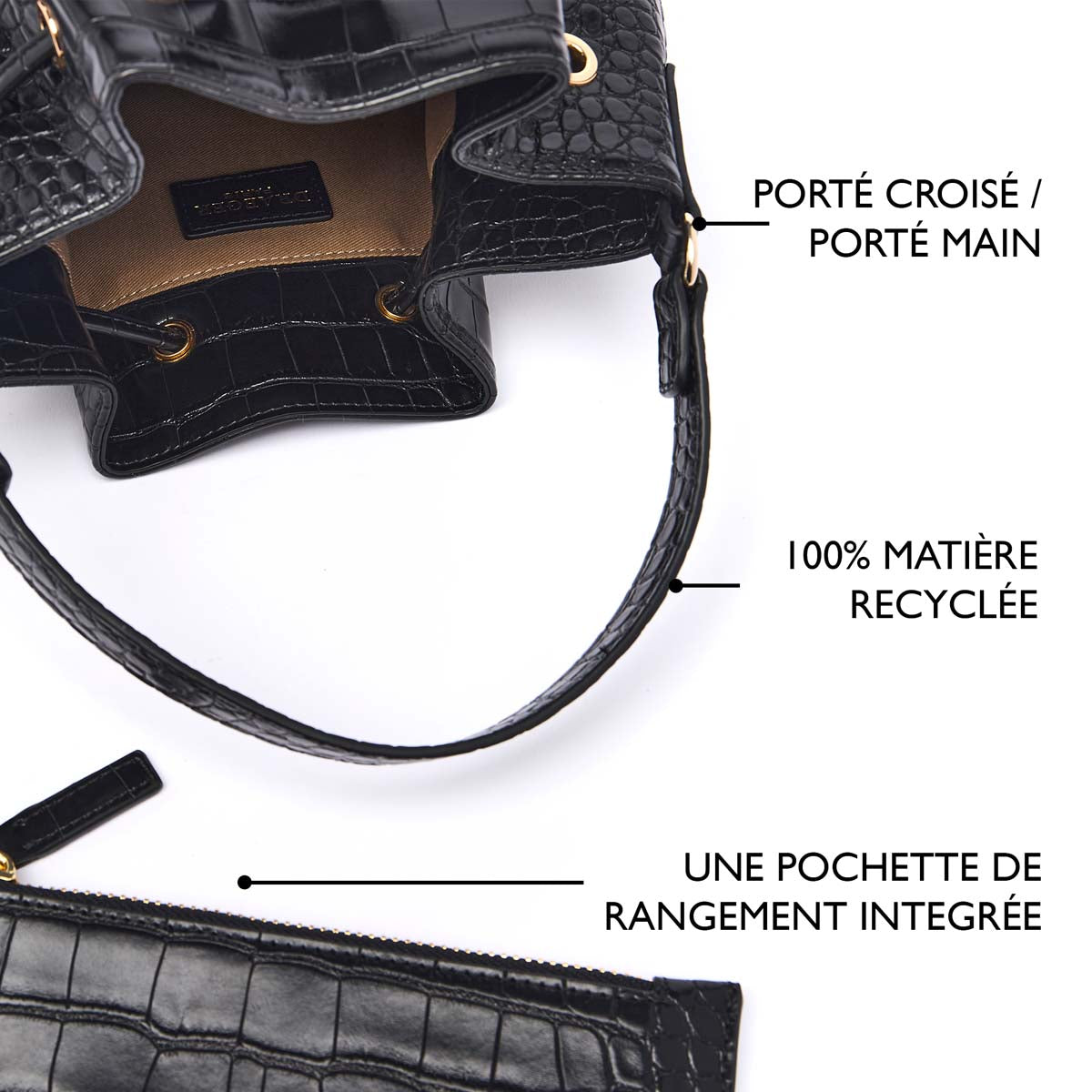 Sac Bourse Anna Croco