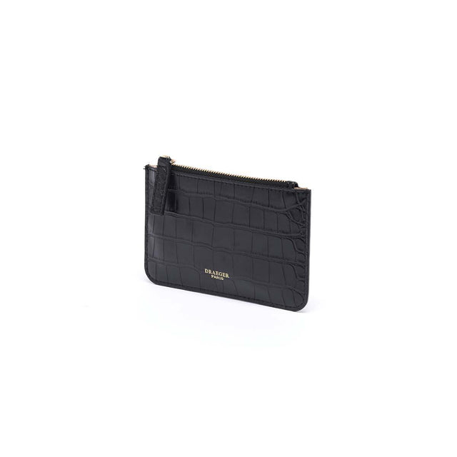 Petite Pochette Croco - Cognac Croco Noir 2