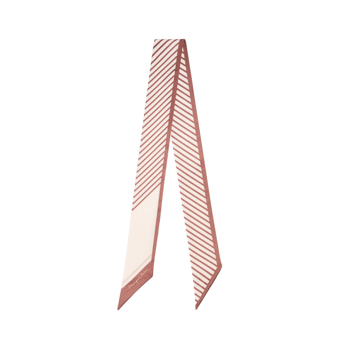 Tour de cou chic Rayures nude 1