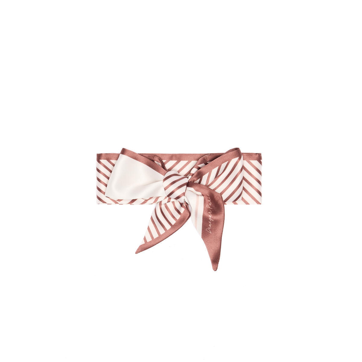Tour de cou chic Rayures nude 2