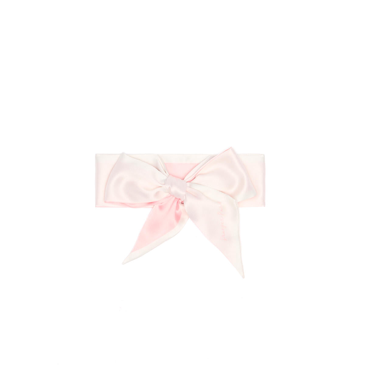 Tour de cou chic Rose pâle 2