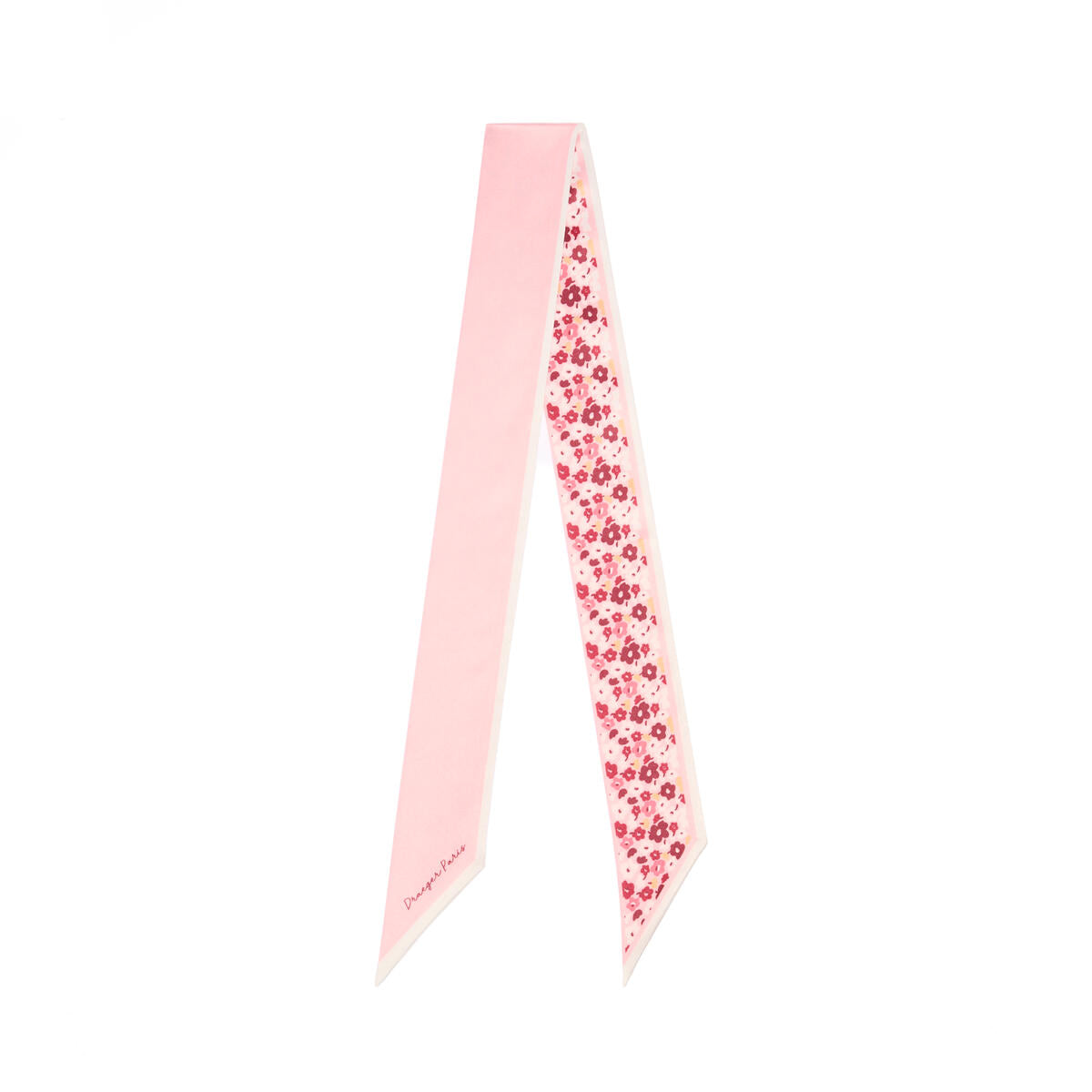 Tour de cou chic Fleurs rouge 1