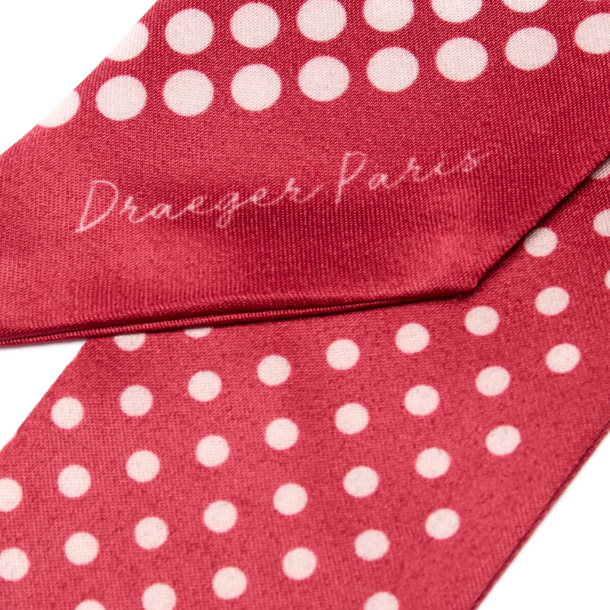 Tour de cou chic Pois rouge 3