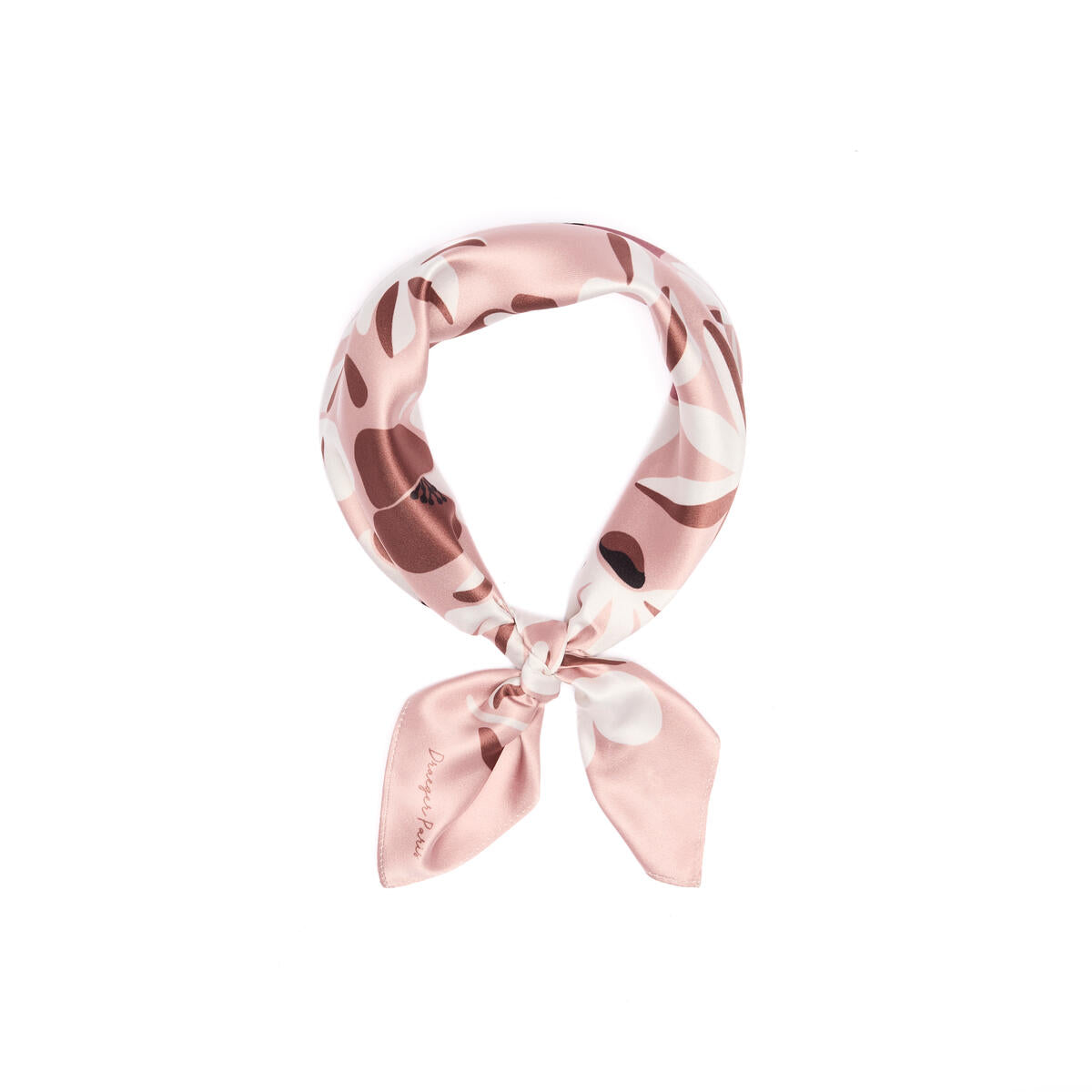 Carré chic Fleurs nude 2