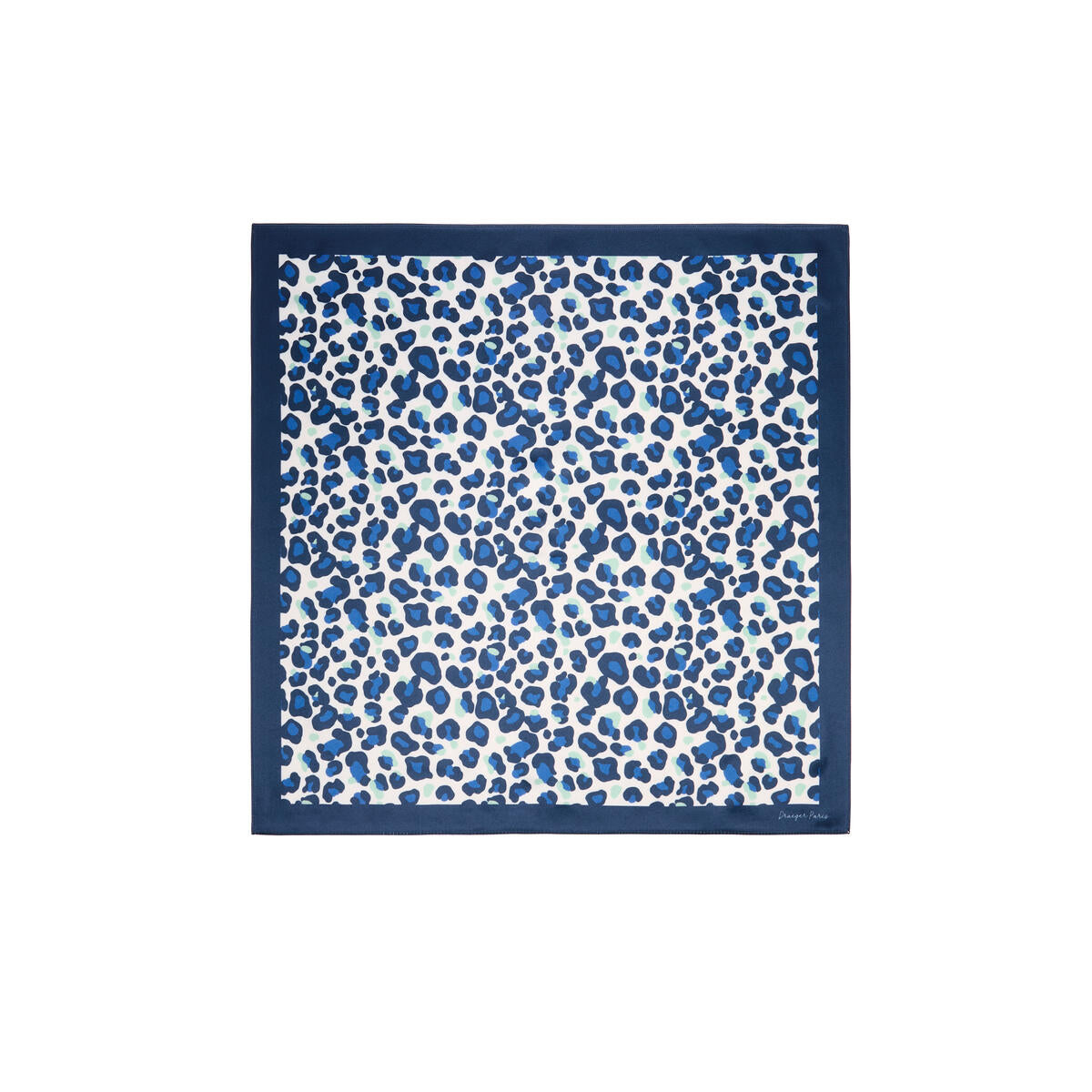Carré chic Léopard bleu 1