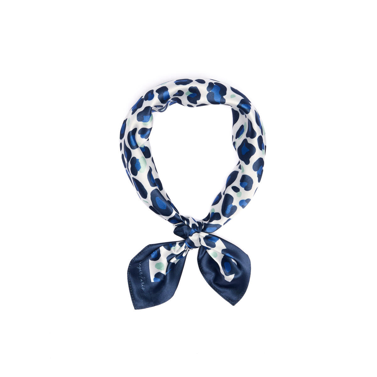 Carré chic Léopard bleu 2