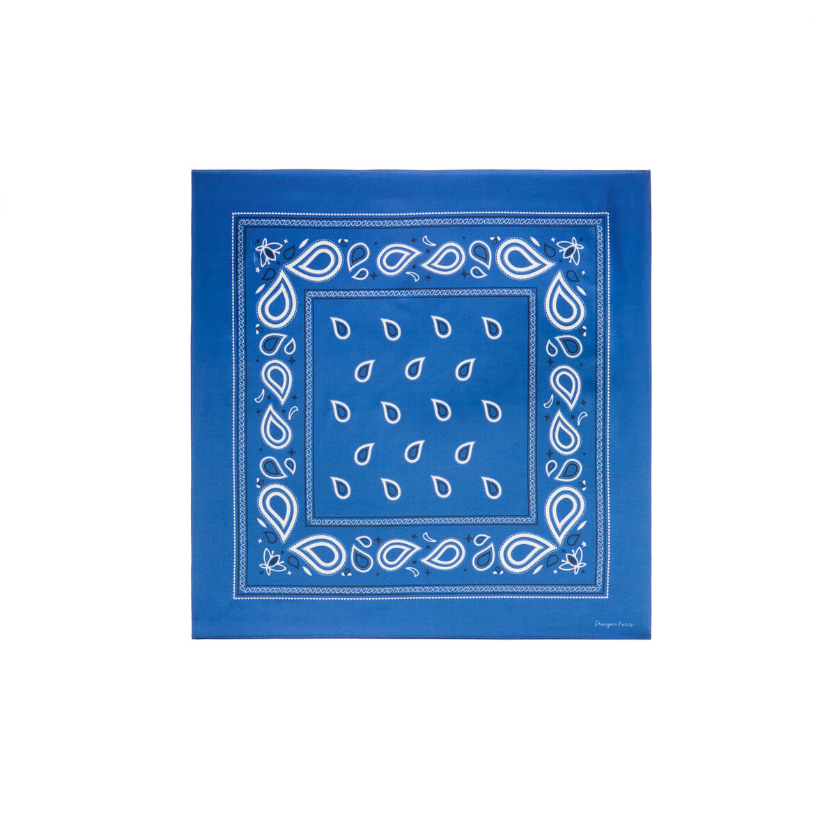 Carré chic Bandana bleu 1
