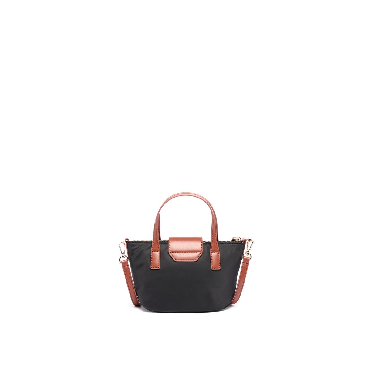 Mini Cabas Toile Noir 3