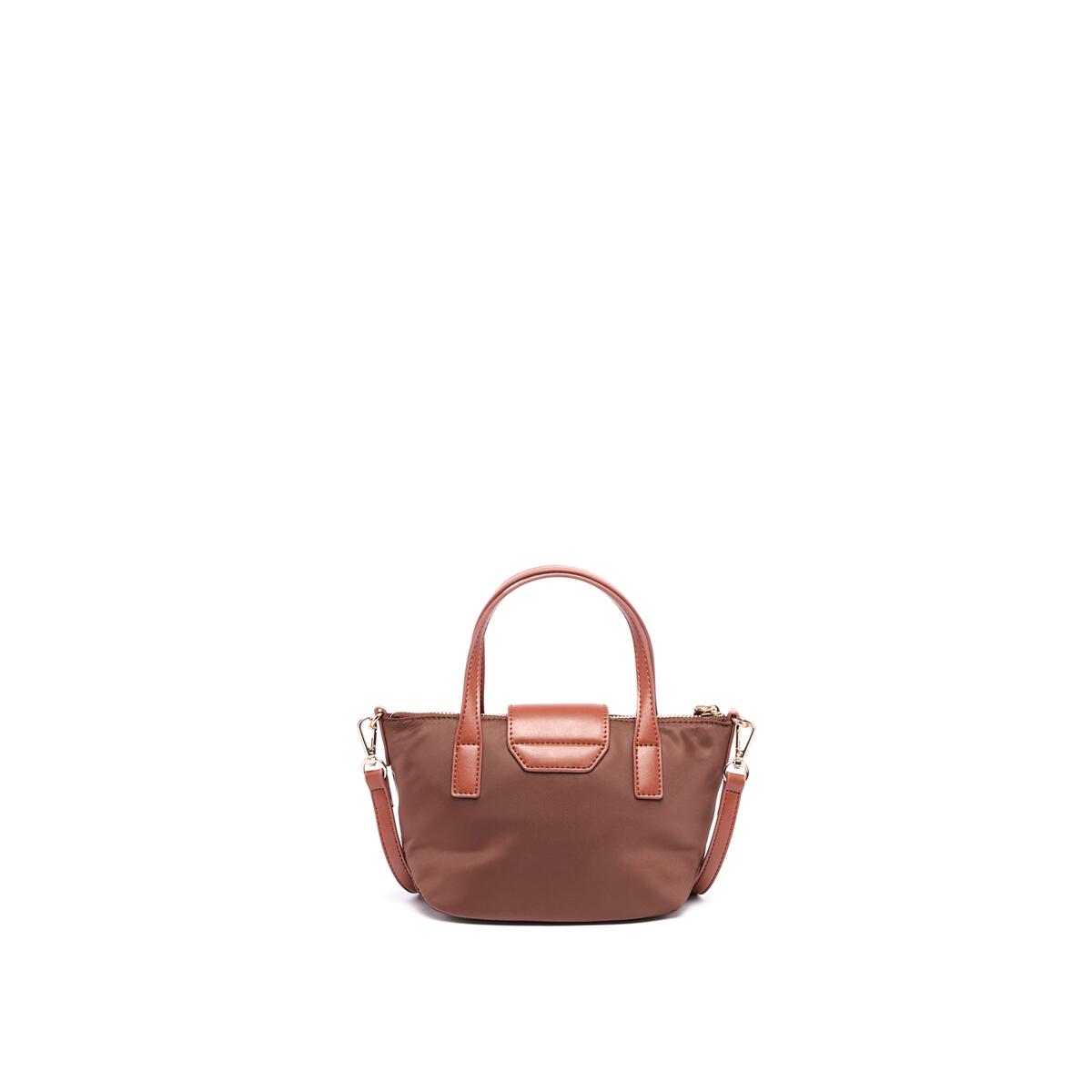 Mini Cabas Toile Chocolat 4