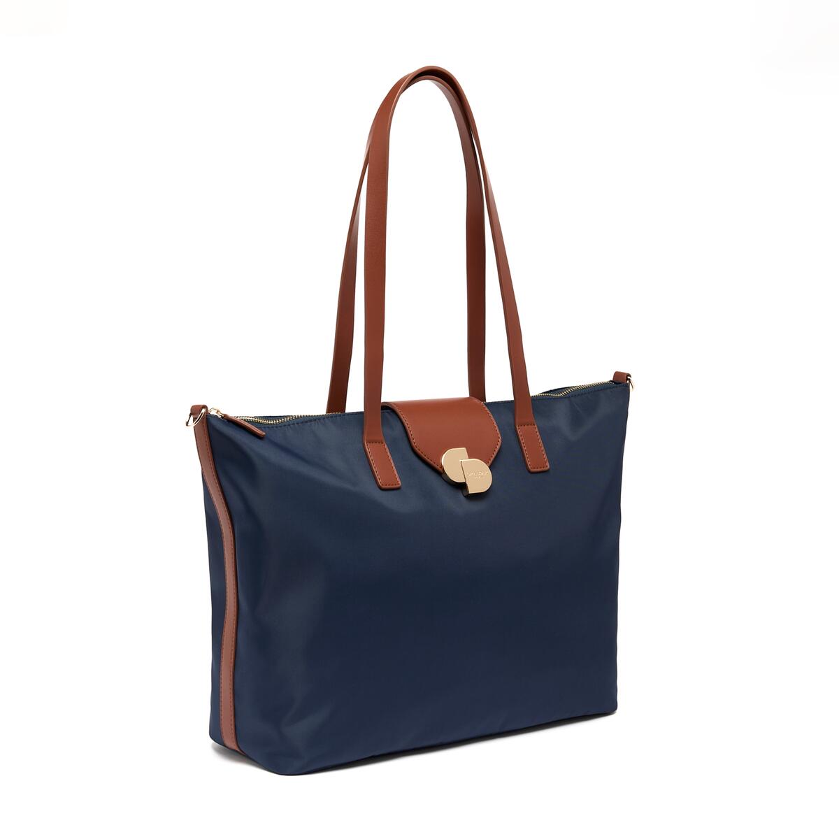 Moyen Cabas Toile Marine 2