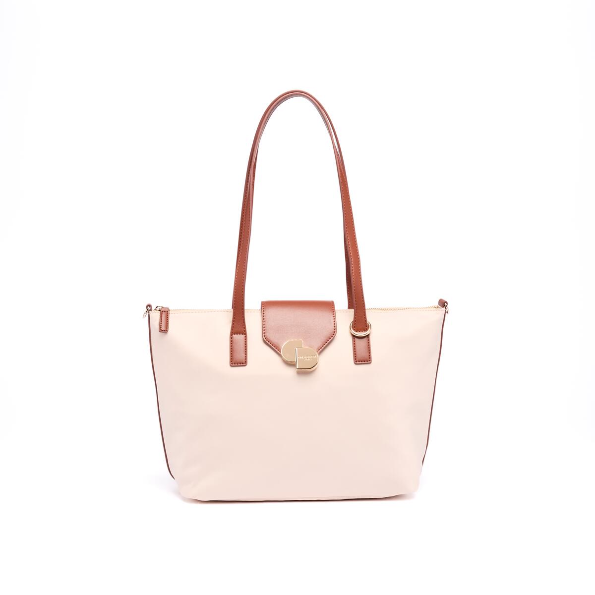 Moyen Cabas Toile Ivoire 1