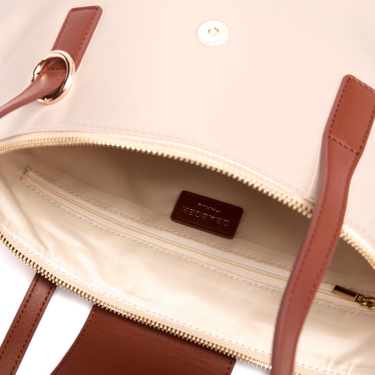 Moyen Cabas Toile Ivoire 4