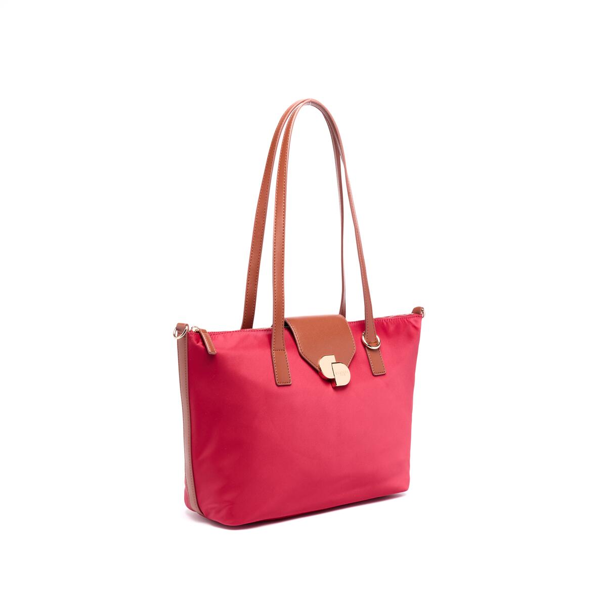 Moyen Cabas Toile Cerise 2