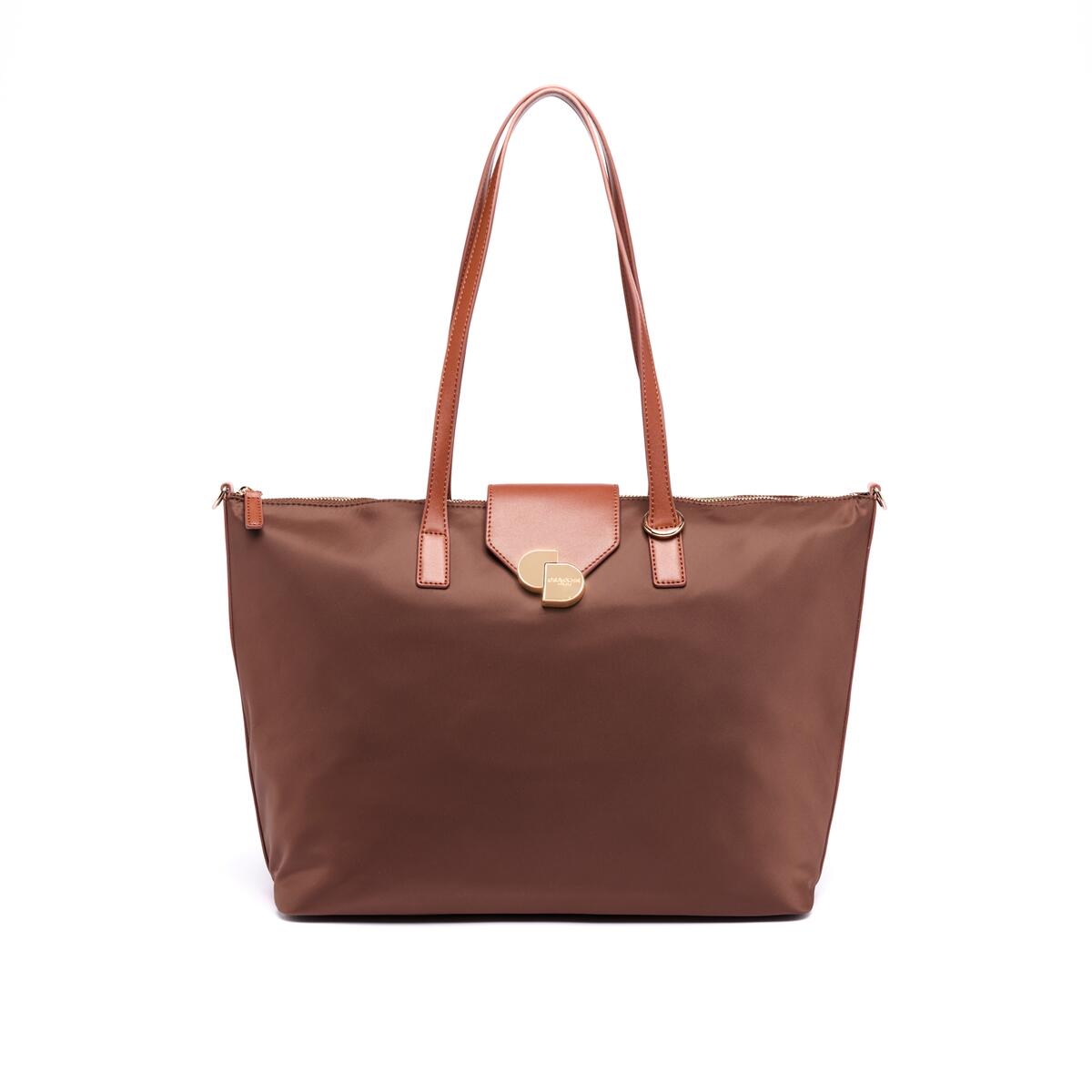 Grand Cabas Toile Chocolat 2
