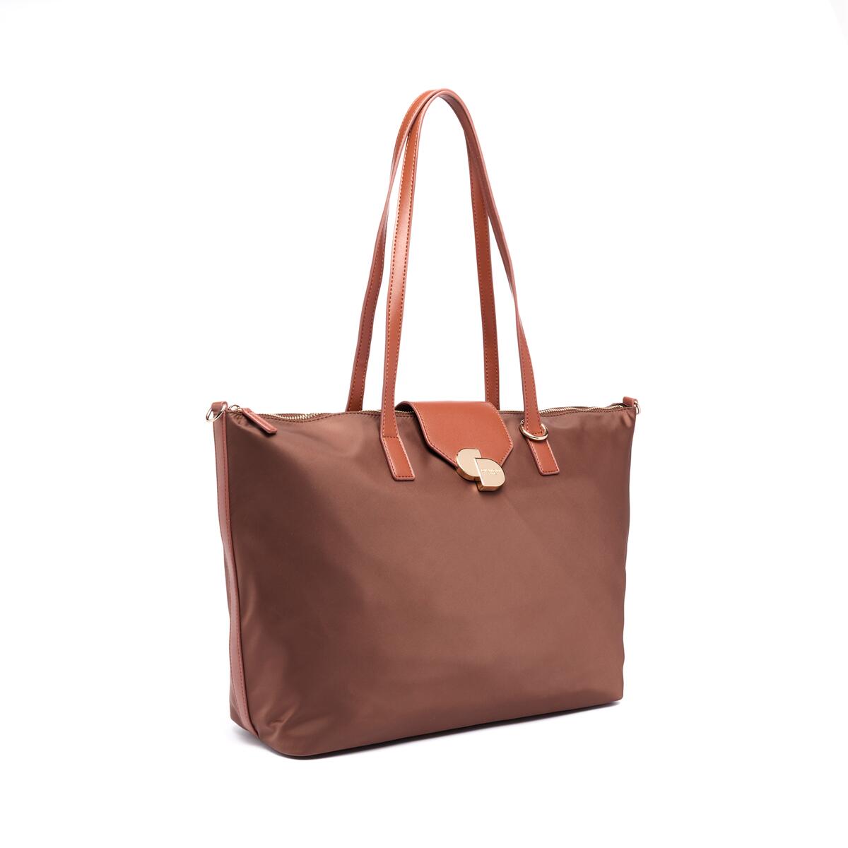 Grand Cabas Toile Chocolat 3