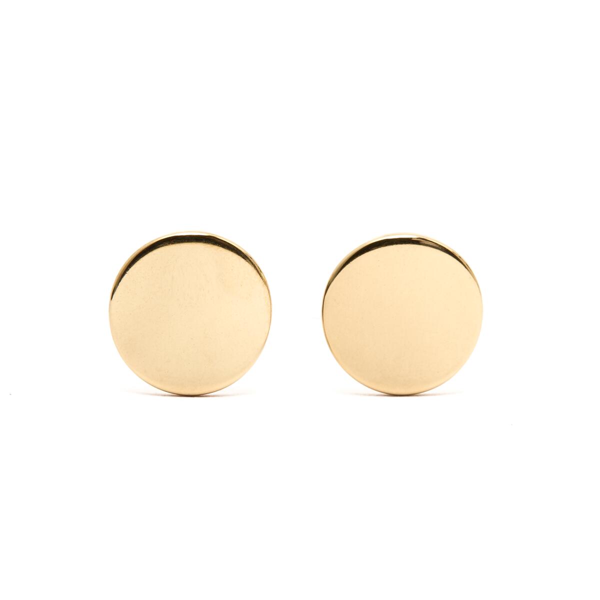 Boucles d'oreilles Puces Dorées 1