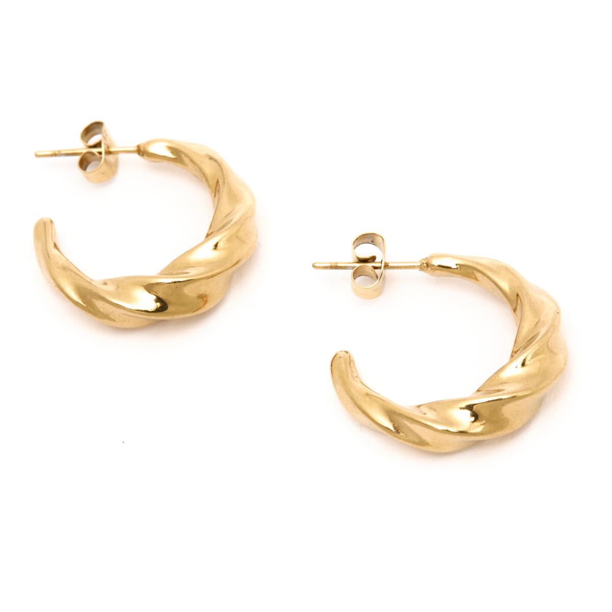 Créoles Asymétriques Dorées 2