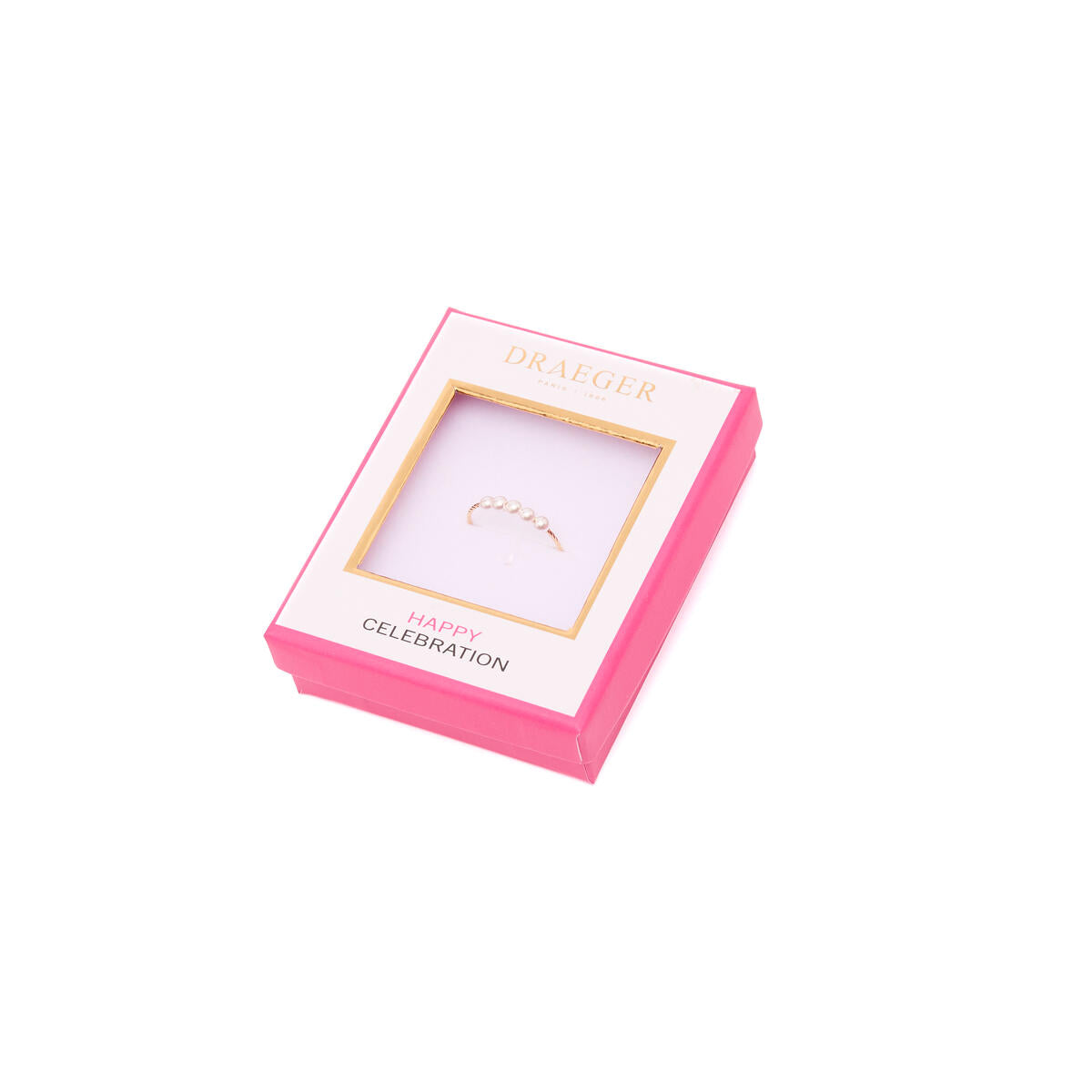 Bague Dorée à Perles 3