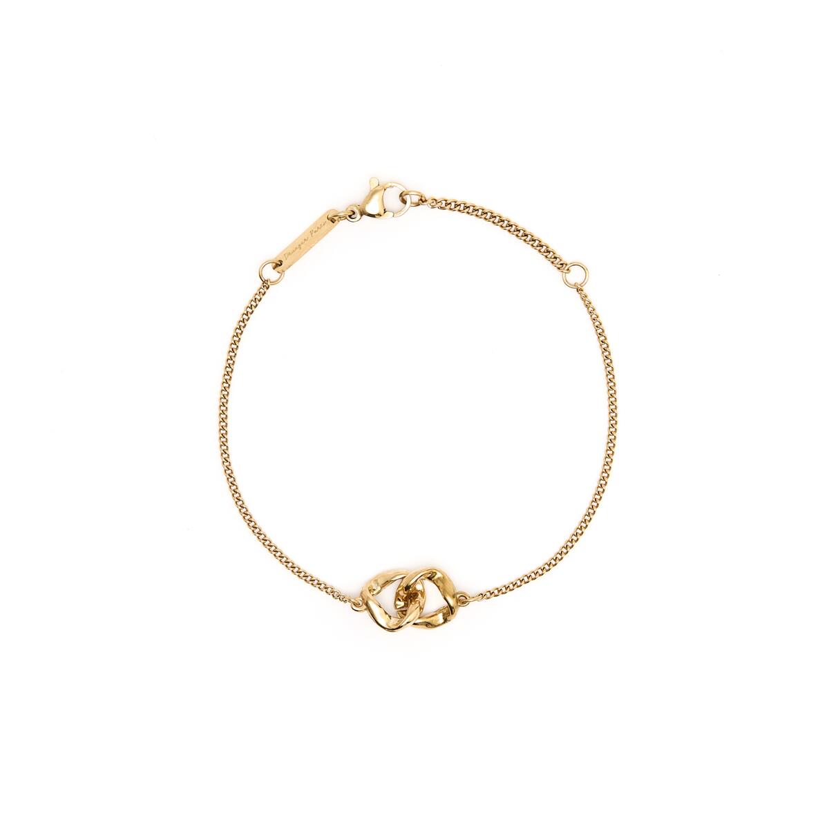 Bracelet Doré Anneaux Entrelacés 1