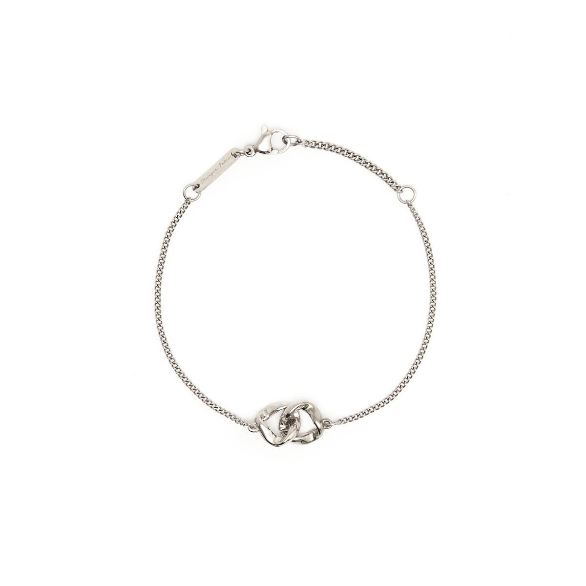 Bracelet Argenté Anneaux Entrelacés 1