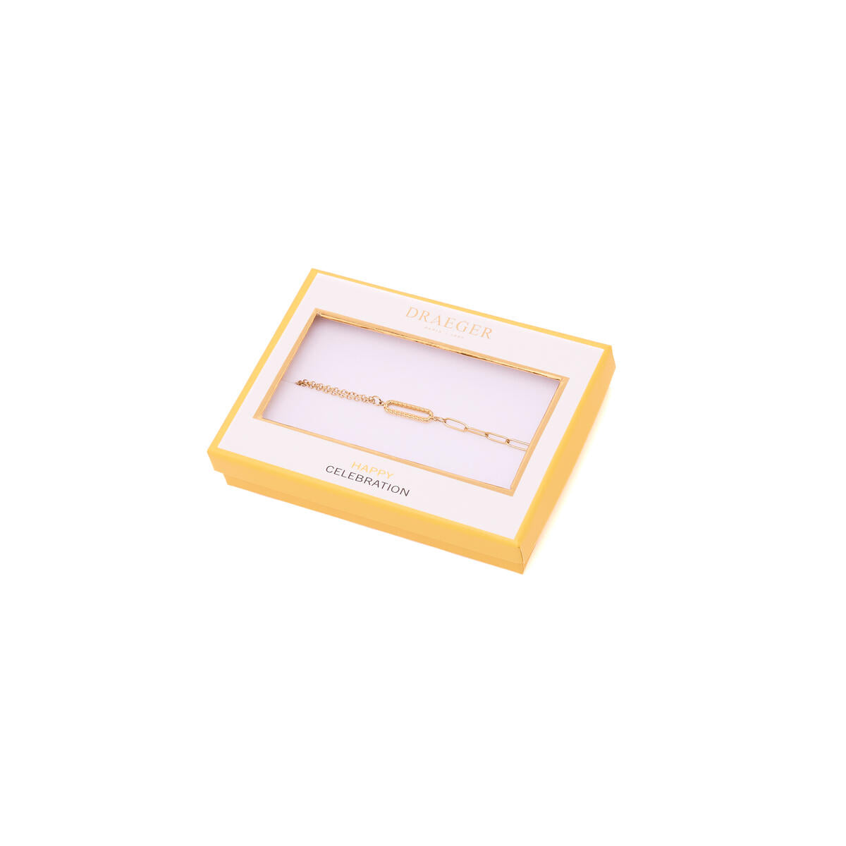 Bracelet Doré Maillons Rectangulaires 3