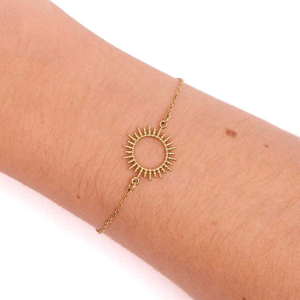 Bracelet Fin Doré Soleil 4