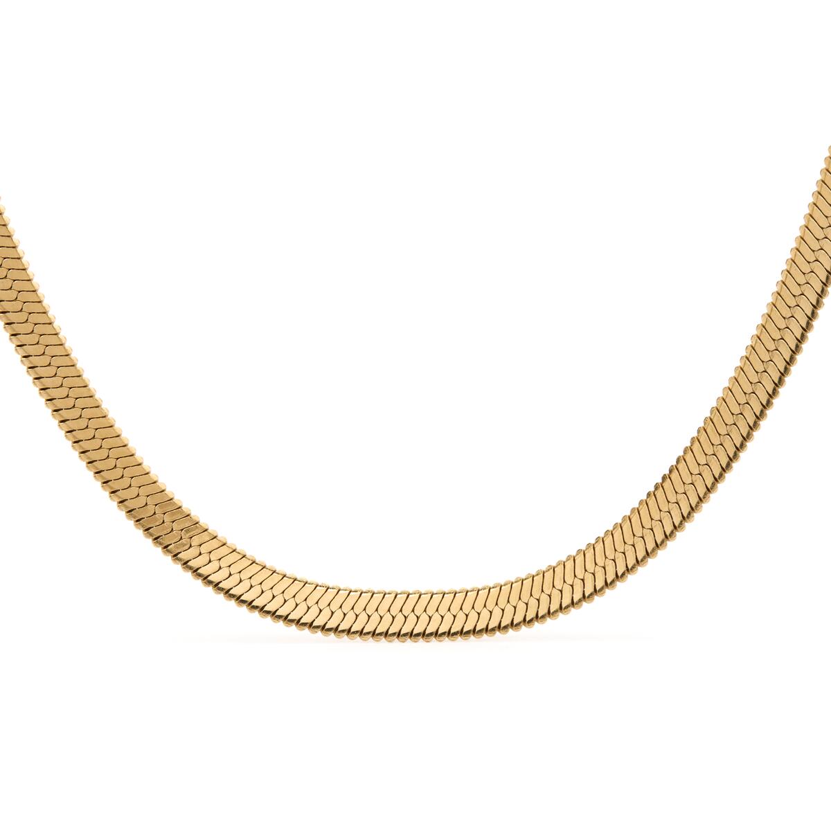 Collier maille doré 1