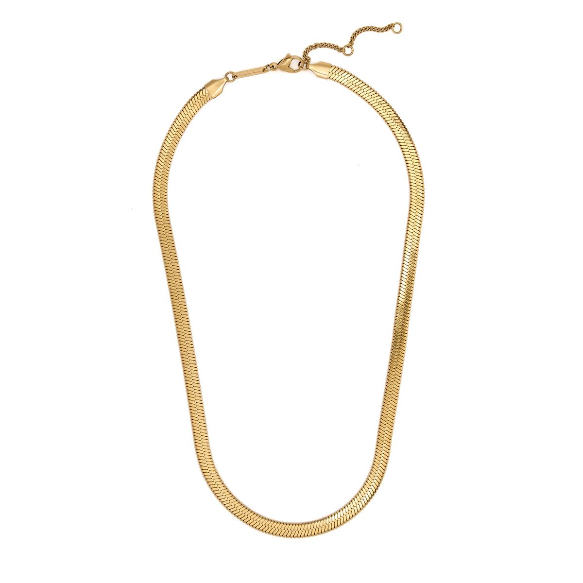 Collier maille doré 2