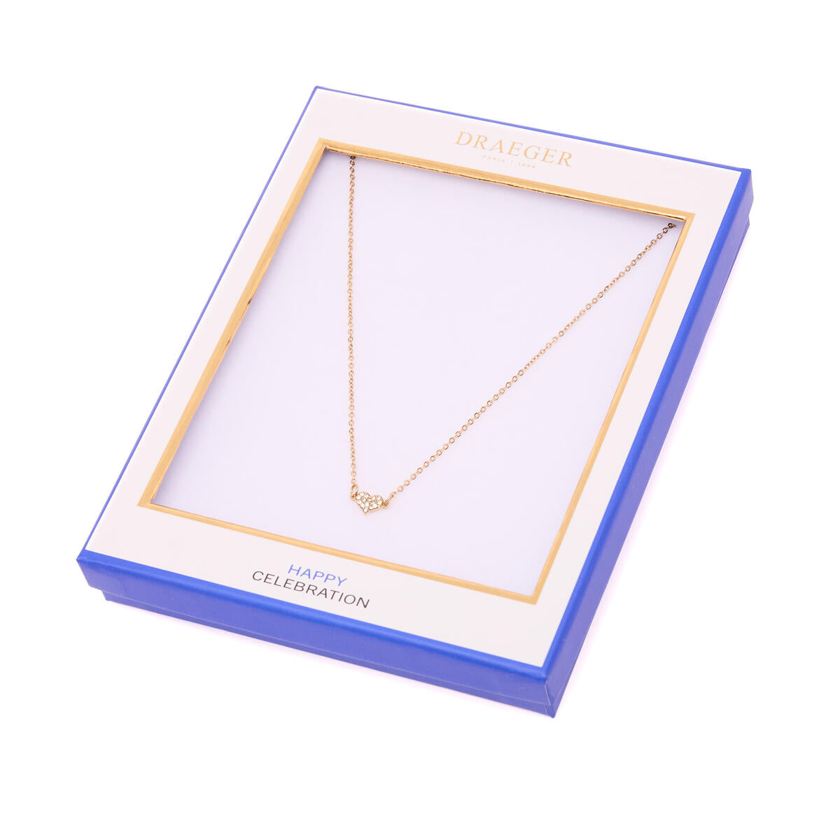 Collier Doré Pendentif Cœur 3