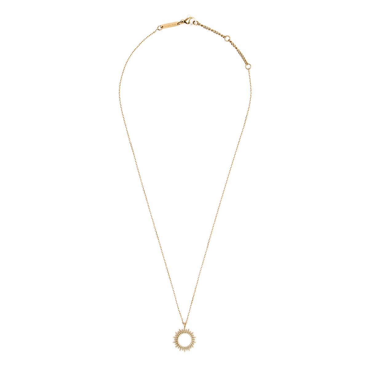 Collier Doré Pendentif Soleil 2
