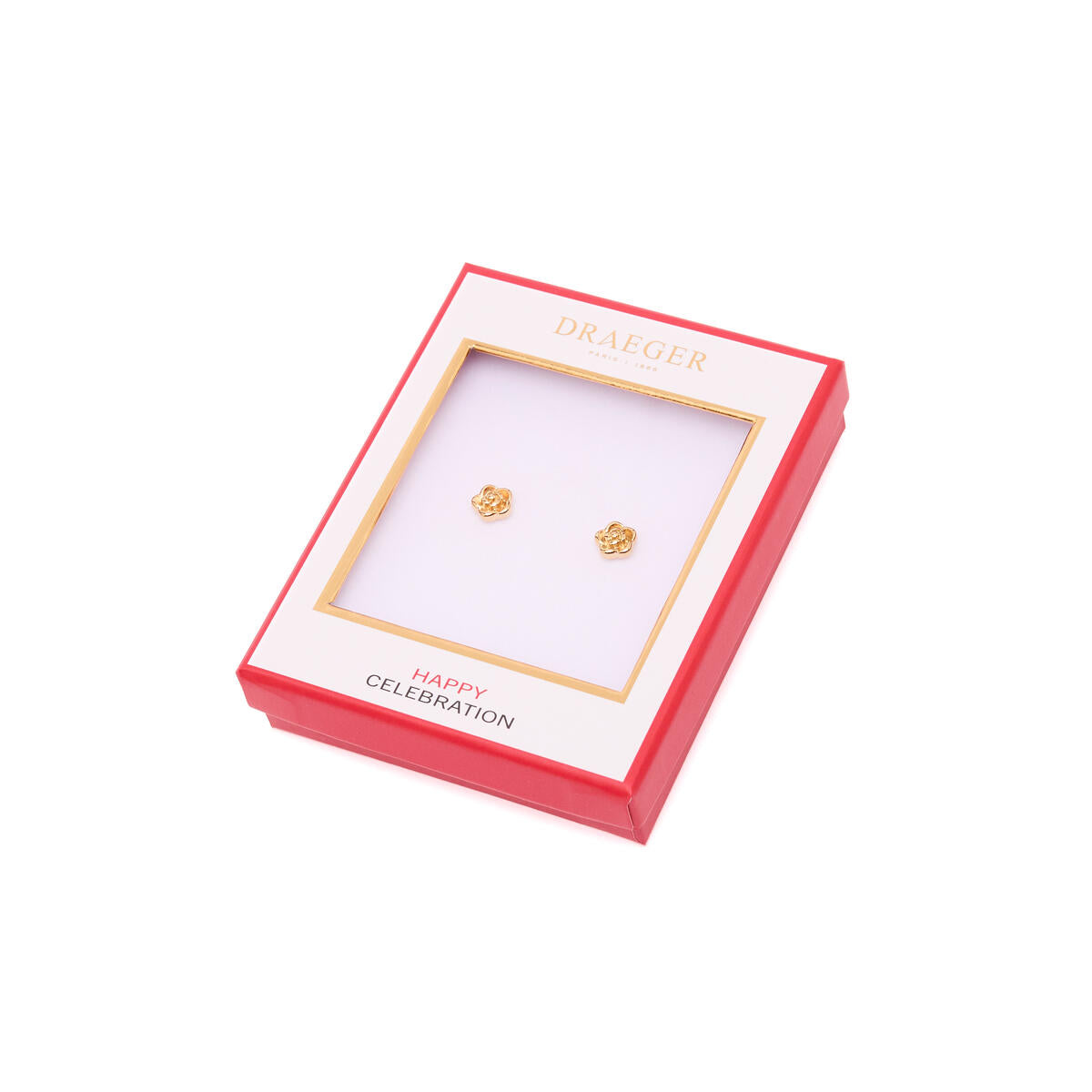 Boucles d'Oreilles Puce Rose 3