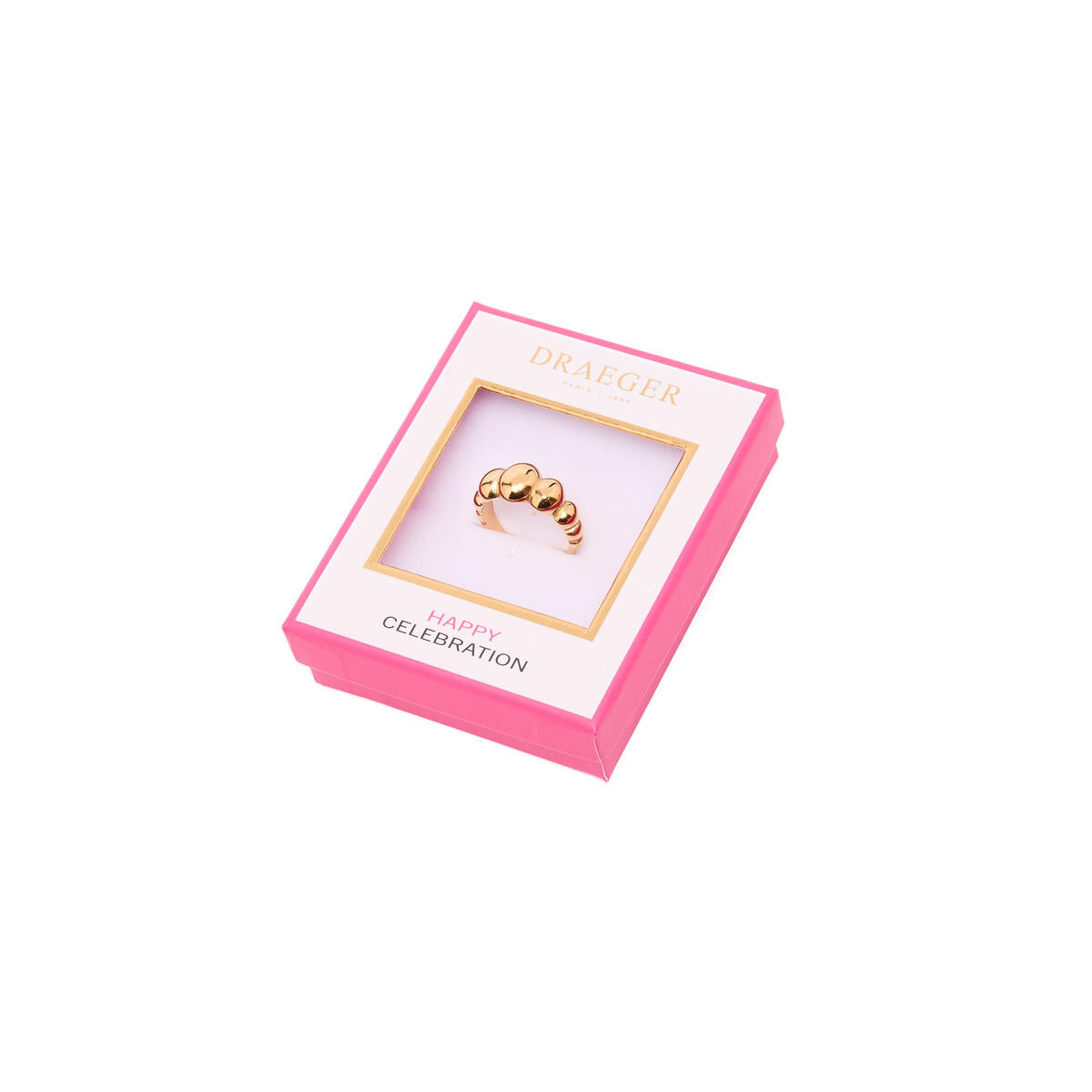 Bague Dorée Bulles 3