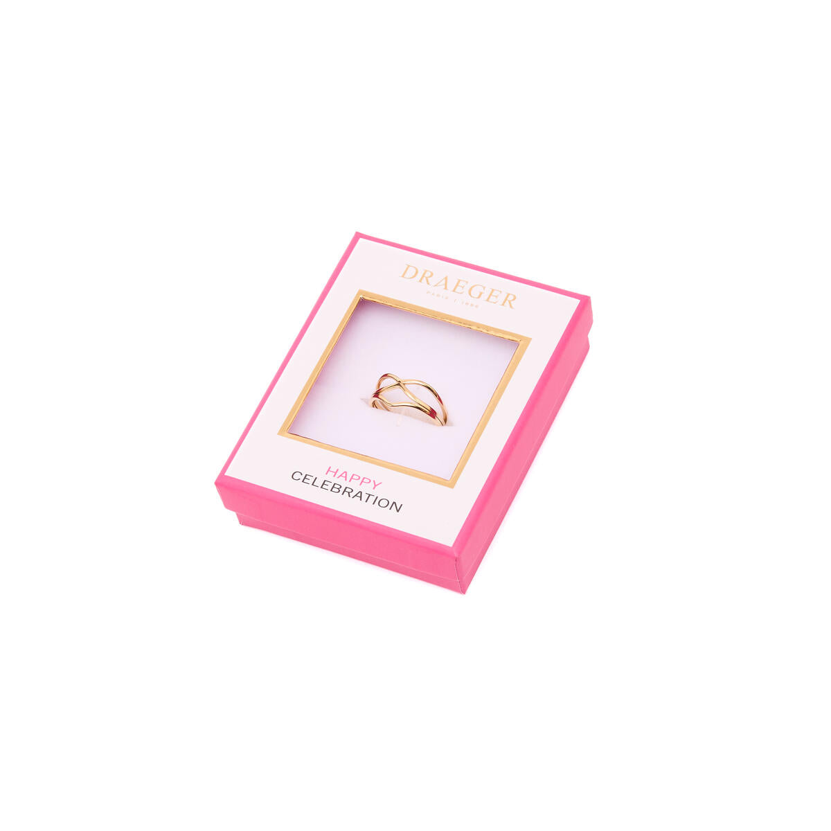 Bague Dorée Courbes 3