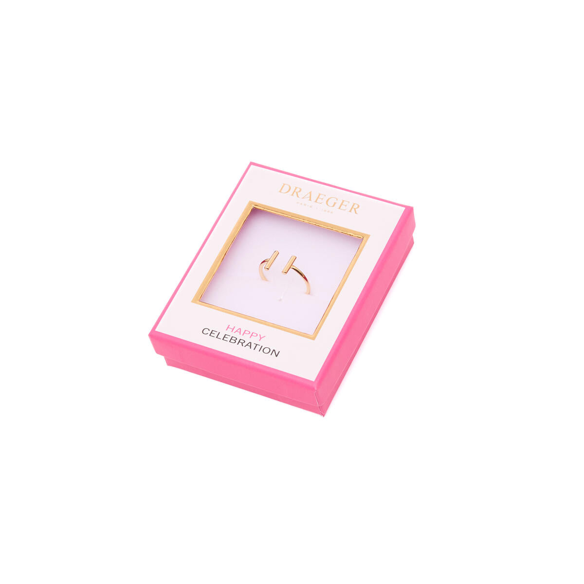 Bague dorée ouverte 3