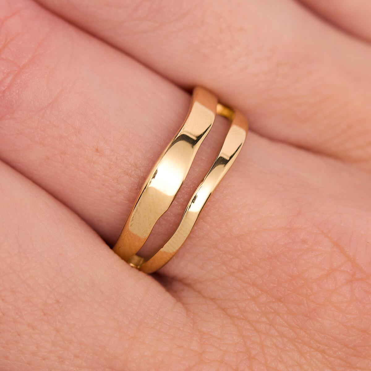 Bague Dorée Large 4