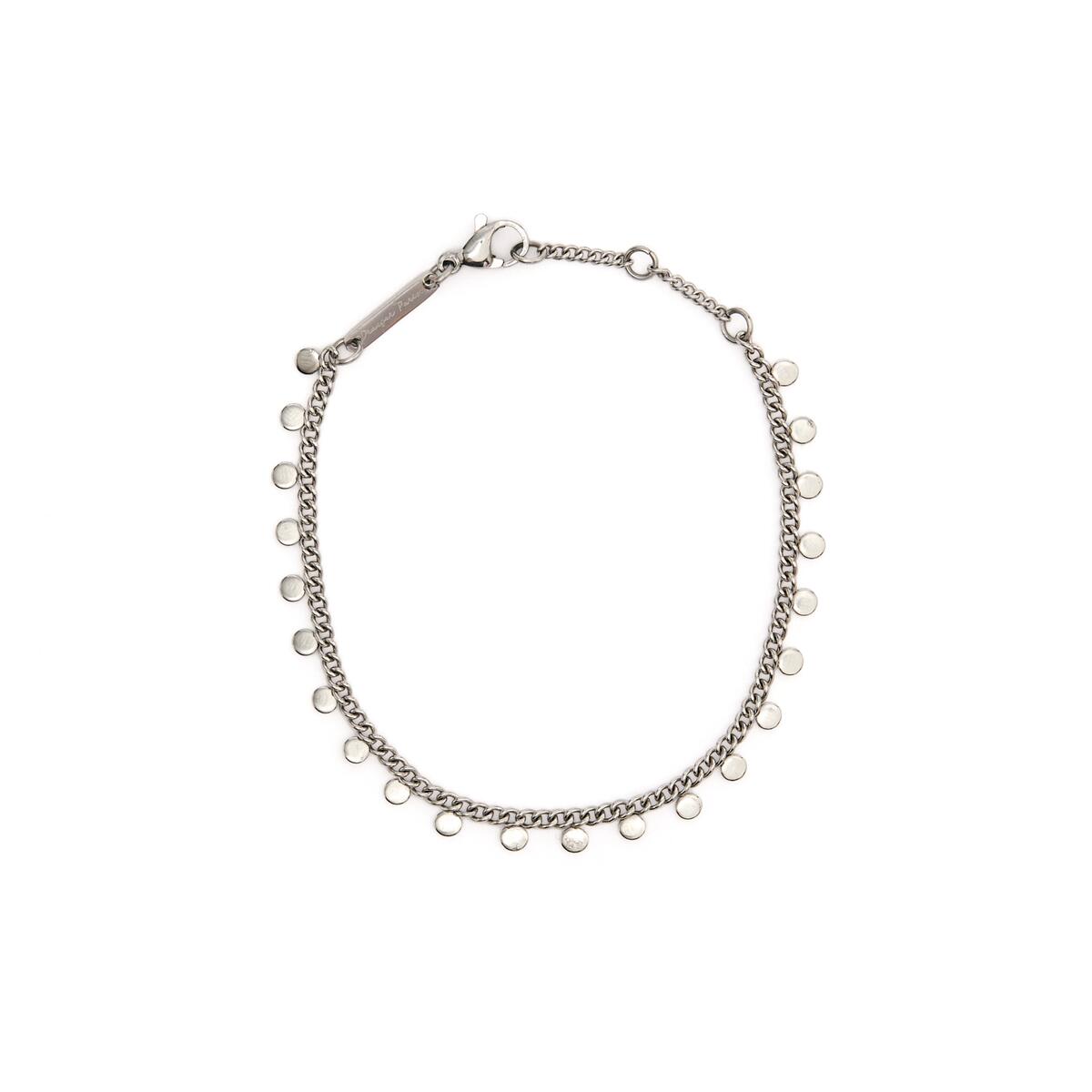 Bracelet Fin Argenté Avec Ronds 1