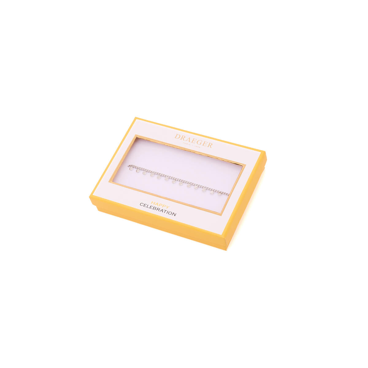 Bracelet Fin Argenté Avec Ronds 3