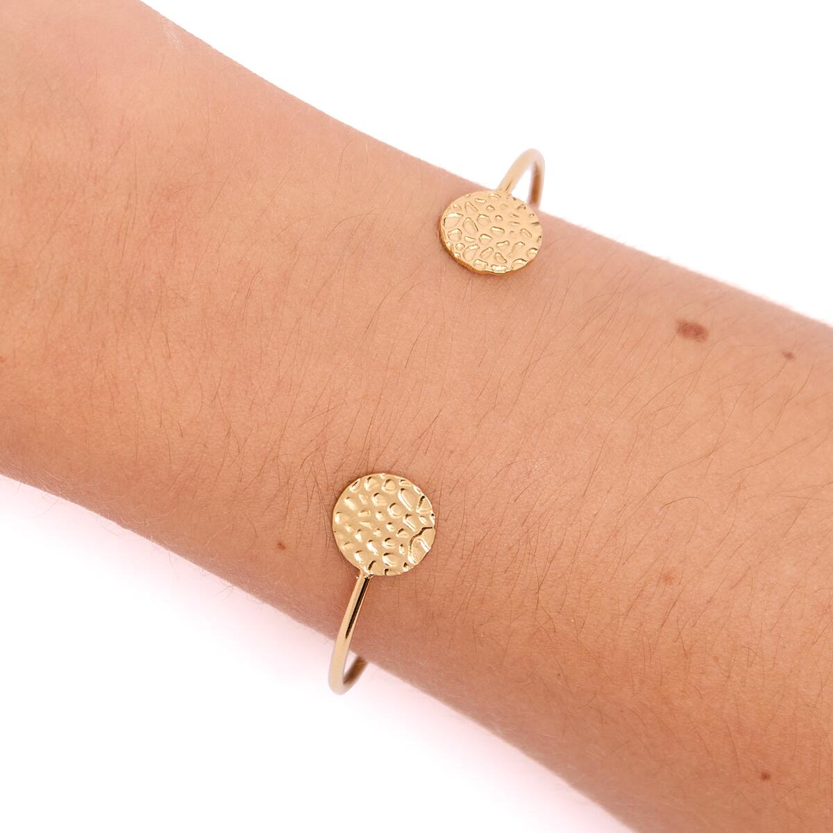 Bracelet Jonc Doré Ouvert 4