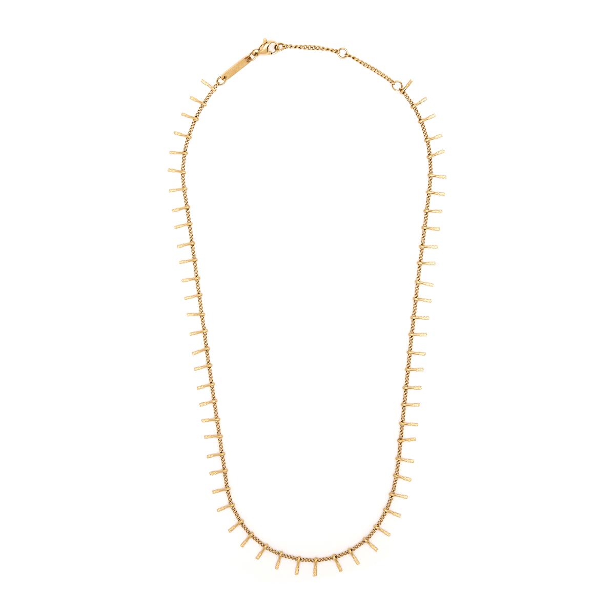 Collier doré multi barres 2