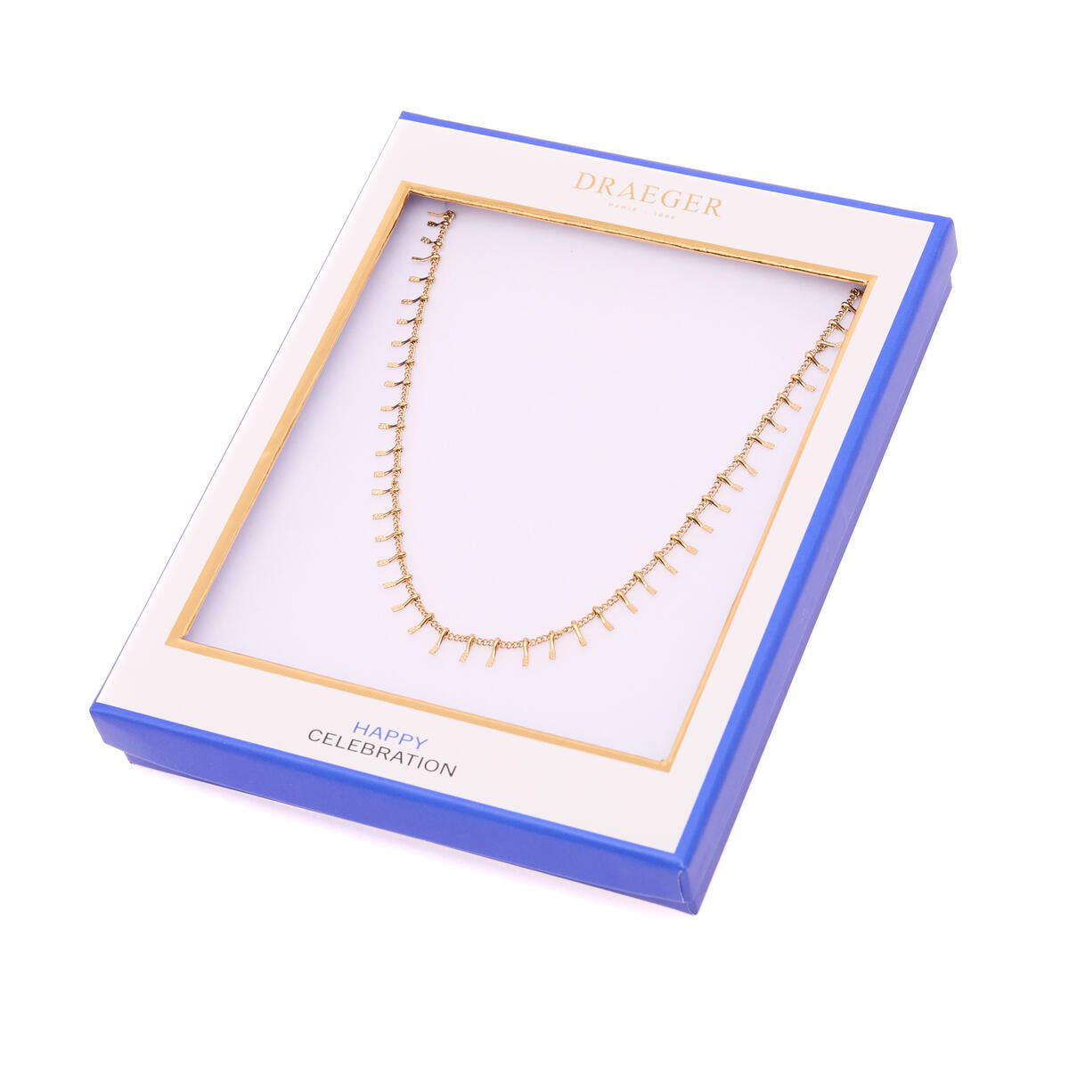 Collier doré multi barres 3