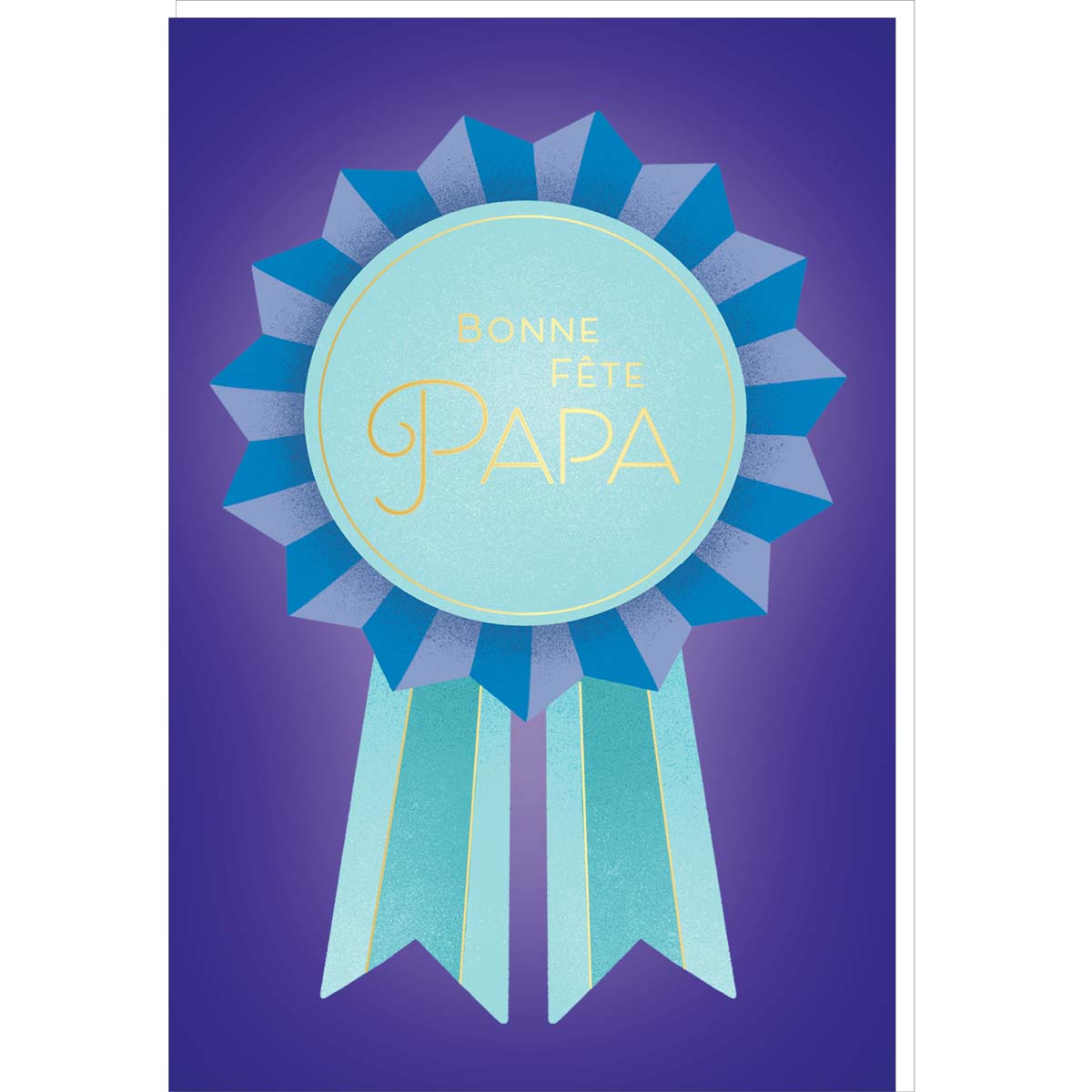 Tarjeta del Día del Padre - Medalla de papá