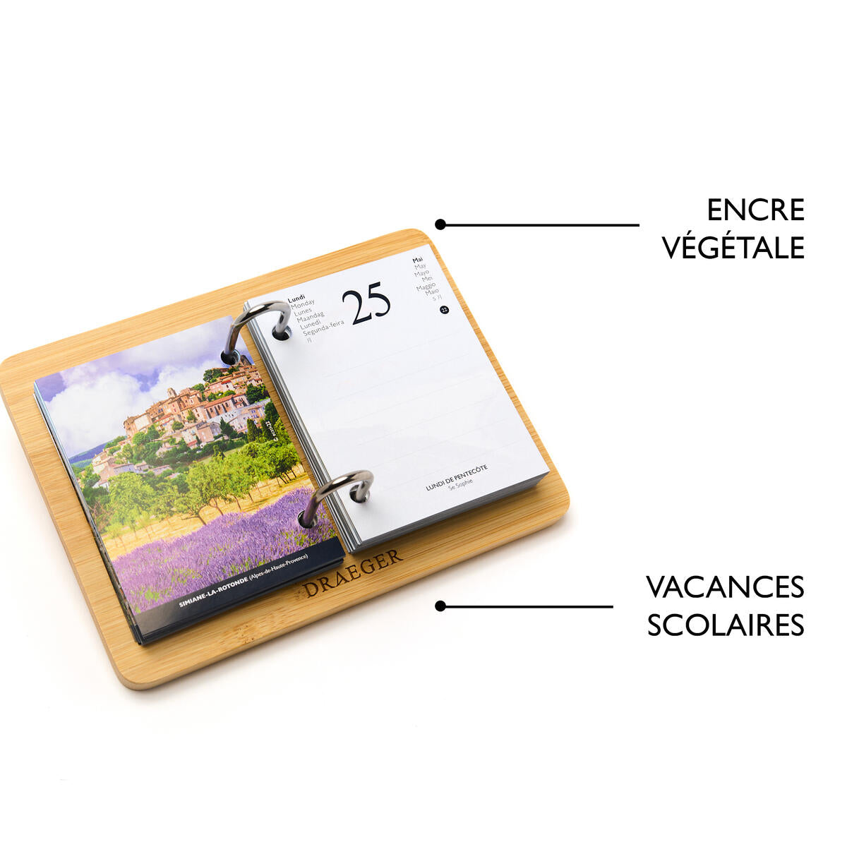 Calendario de pared pequeño 14x18 cm 2024