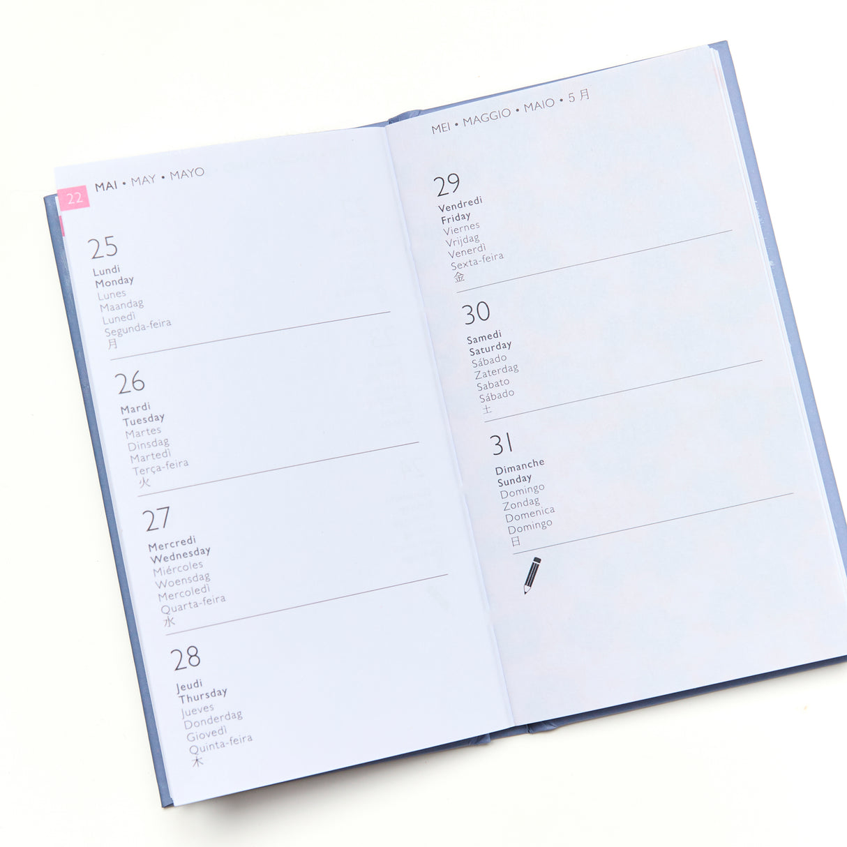 Agenda de bolsillo 2025